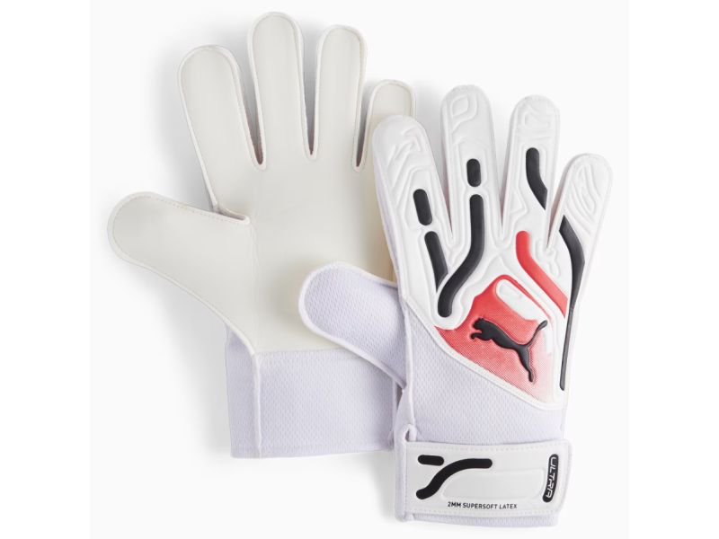PUMA GUANTI ULTRA MATCH FG/AG - WHITE