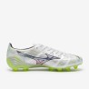 MIZUNO SCARPE ALPHA II ELITE MD - WHITE/SILVER IRIDISCENT