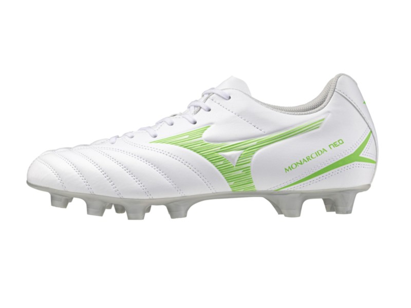 MIZUNO SCARPE MONARCIDA NEO 3 SELECT MD - WHITE/NEON GREEN