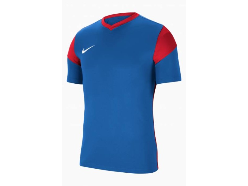NIKE MAGLIA DRI-FIT PARK DERBY IV SS - ROYAL BLUE/UNIVERSITY RED