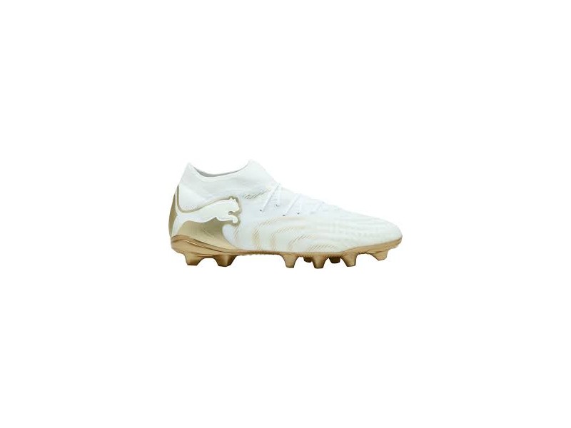 PUMA SCARPE FUTURE 9 PRO FG/AG - PUMA WHITE/METALLIC GOLD