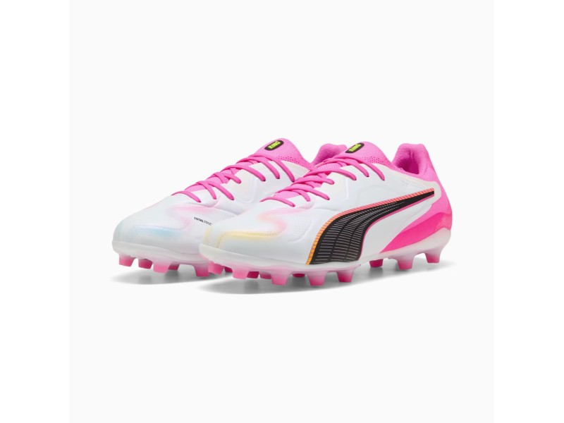 PUMA SCARPE KING 20 PRO FG/AG - PUMA WHITE/POISON PINK