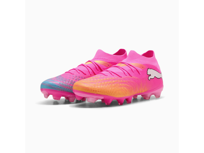 PUMA SCARPE FUTURE 9 MATCH FUSION FG/AG - POISON PINK/SUN STREAM