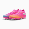 PUMA SCARPE FUTURE 9 MATCH FUSION FG/AG - POISON PINK/SUN STREAM