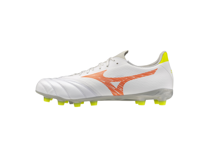 MIZUNO SCARPA MORELIA NEO V BETA SELECT - WHITE/LAVA ORANGE