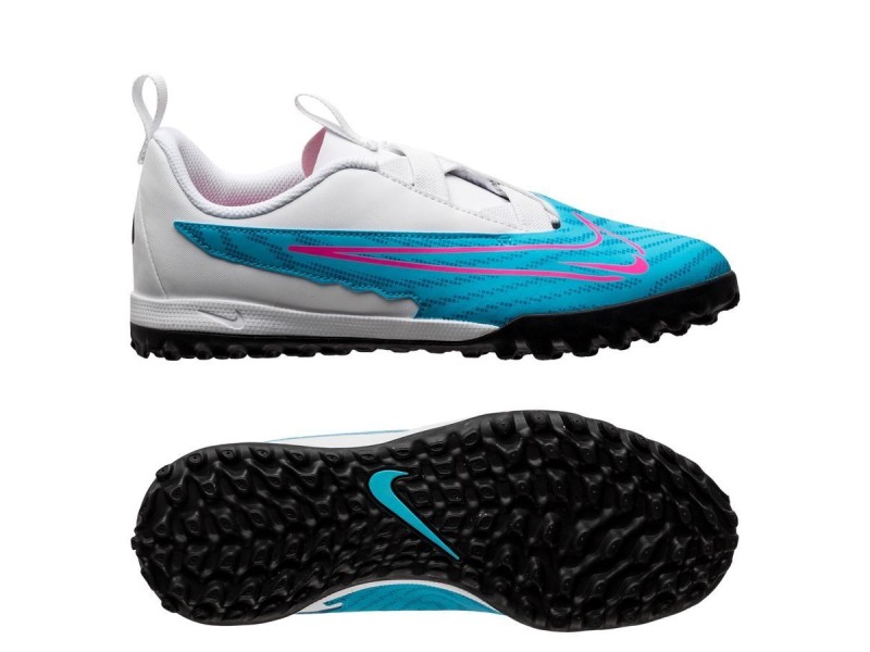 NIKE SCARPE PHANTOM GX ACADEMY JR. - BALTIC BLUE/PINK BLAS