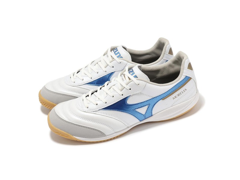 MIZUNO SCARPA MORELIA SALA PRO IN - WHITE/LASERBLUE