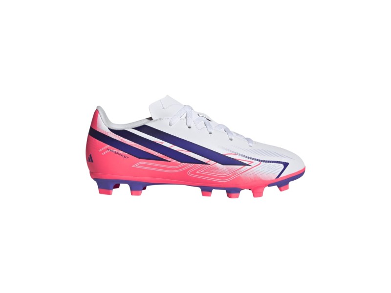 ADIDAS SCARPE F50 HYPERFAST CLUB FG/MG JR. - FTWWHT/SOLPUR