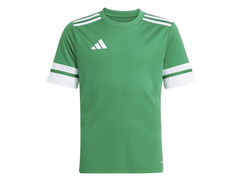 ADIDAS SQUADRA25 JERSEY SHORT SLEEVE JR. - TEAM GREEN/WHITE
