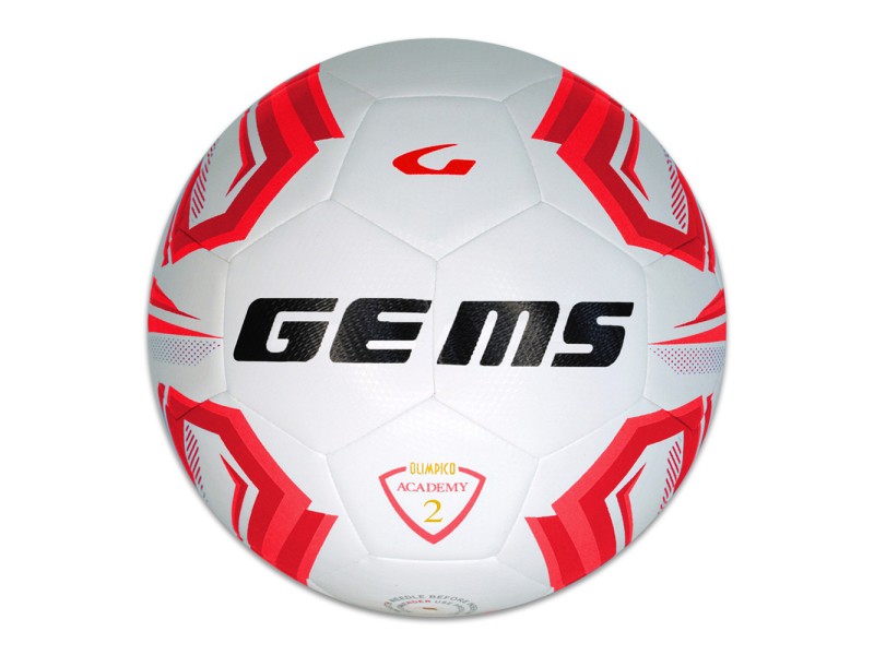 GEMS PALLONE MINI OLIMPICO ACADEMY - BIANCO/ROSSO