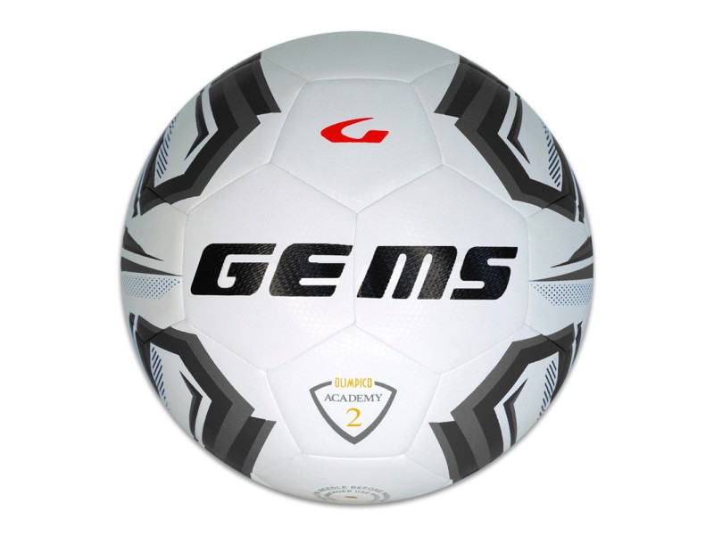 GEMS PALLONE MINI OLIMPICO ACADEMY - BIANCO/NERO