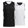 ADIDAS 3G SPEED REV. BASKETBALL AEROREADY JERSEYS JR. - BLACK/WHITE