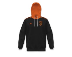 ECOCITY GENZANO ADIDAS FELPA SENIOR - NERO/ARANCIO