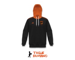 ECOCITY GENZANO ADIDAS FELPA JUNIOR - NERO/ARANCIO