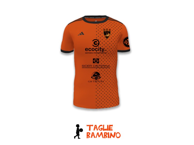 ECOCITY GENZANO ADIDAS MAGLIA GARA HOME JR. - ARANCIO/NERO