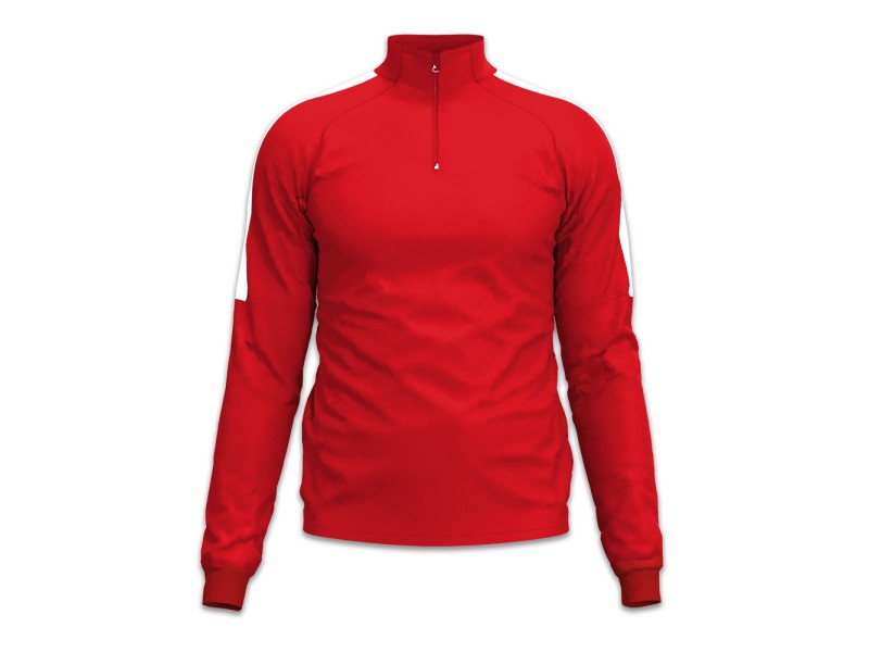 BASIC FELPA TAURUS - ROSSO/BIANCO