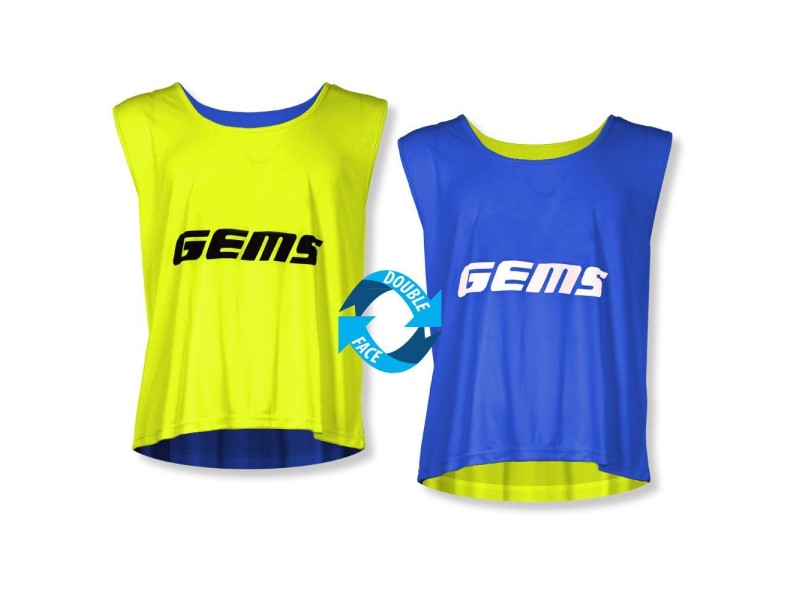 GEMS CASACCA TWIN DOUBLE (CONF. DA 5 PZ) - GIALLO FLUO/AZZURRO