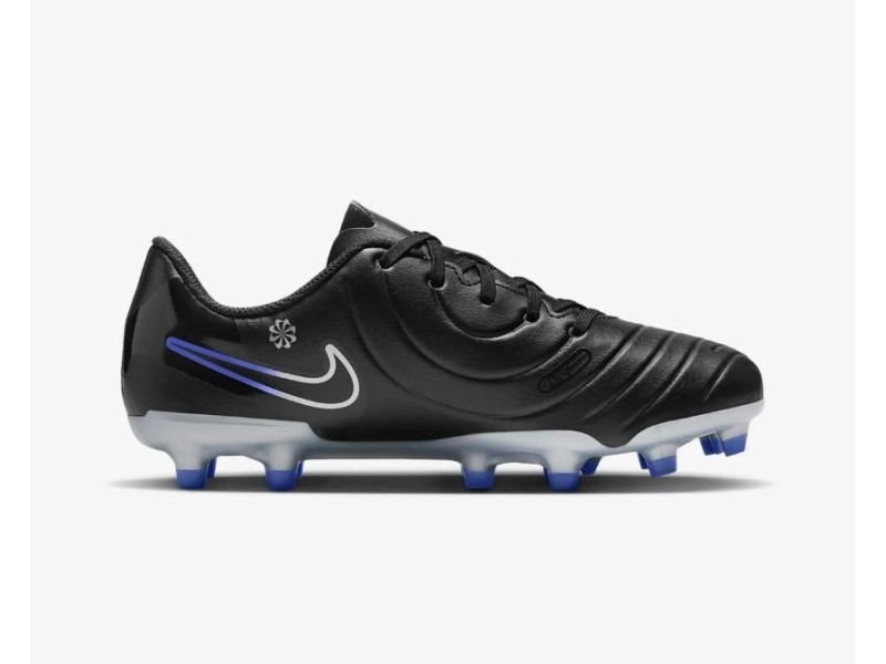 NIKE SCARPE JR. TIEMPO LEGEND 10 CLUB - BLACK/CHROME