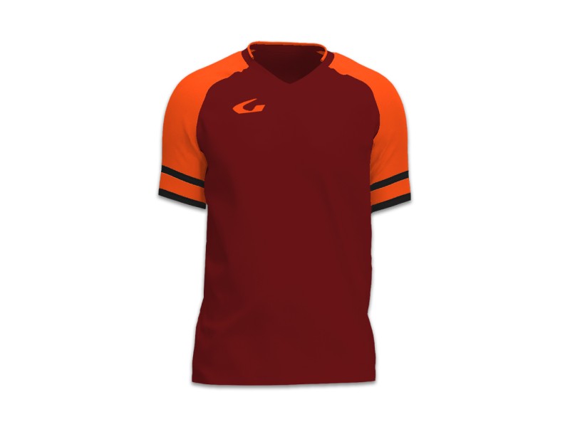 GEMS MAGLIA DRESDA- GRANATA/ARANCIO