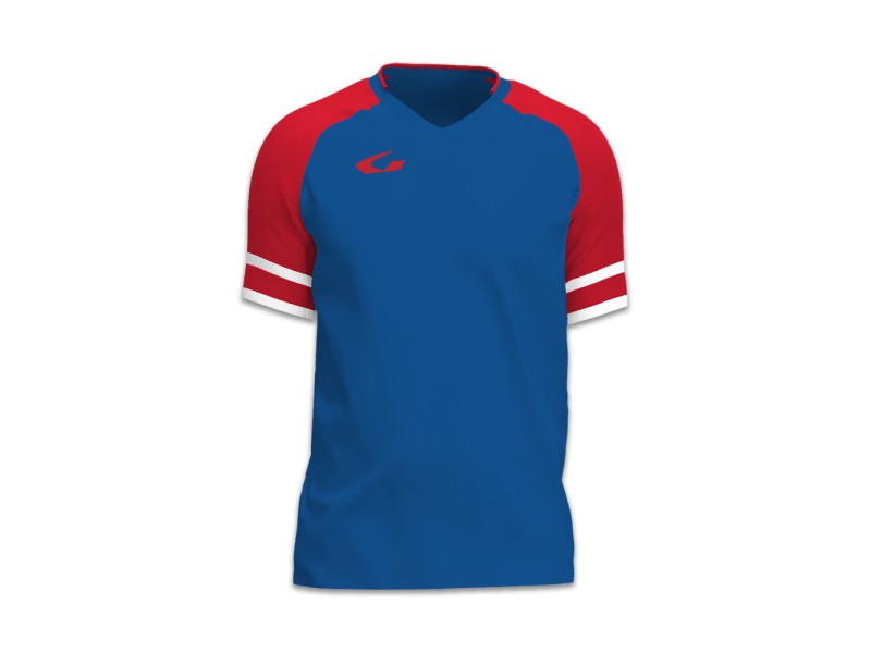GEMS MAGLIA DRESDA- AZZURRO/ROSSO