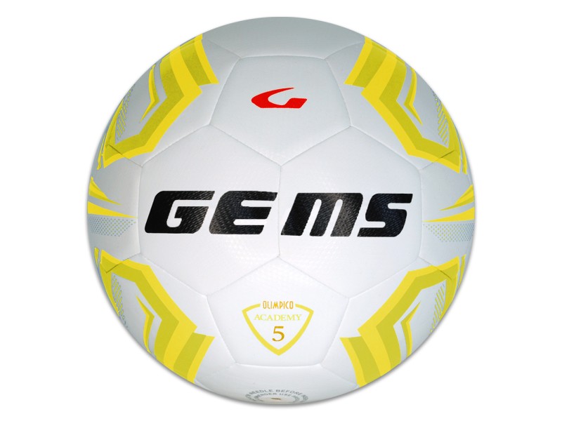 GEMS PALLONE OLIMPICO ACADEMY - BIANCO/GIALLO