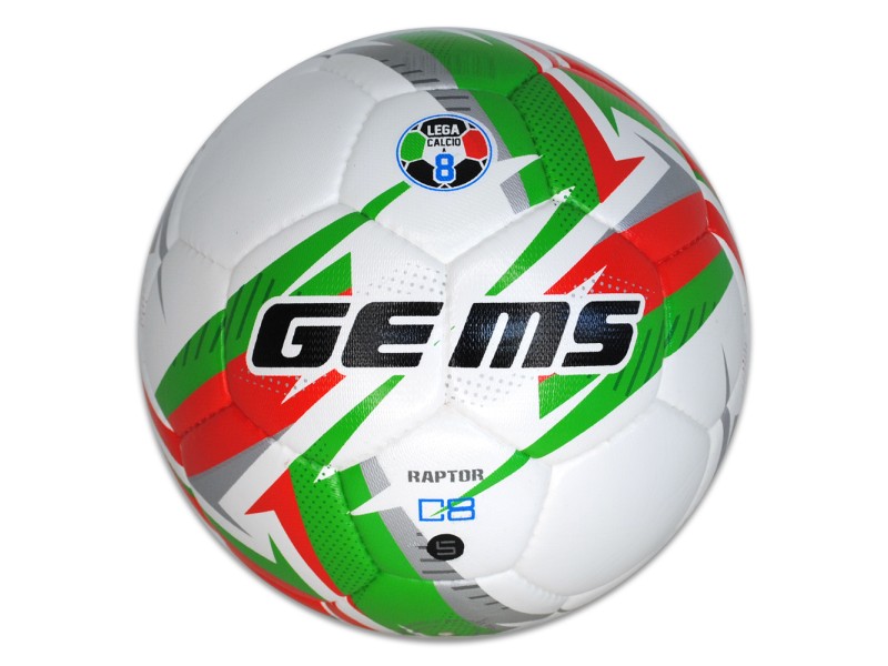 GEMS PALLONE RAPTOR C8 - VERDE/ROSSO