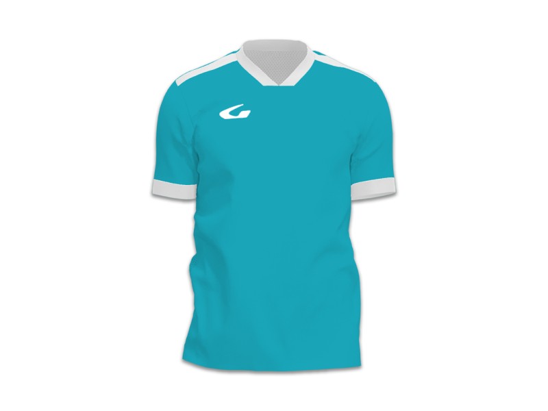 GEMS MAGLIA BONN - BIANCO/TURCHESE