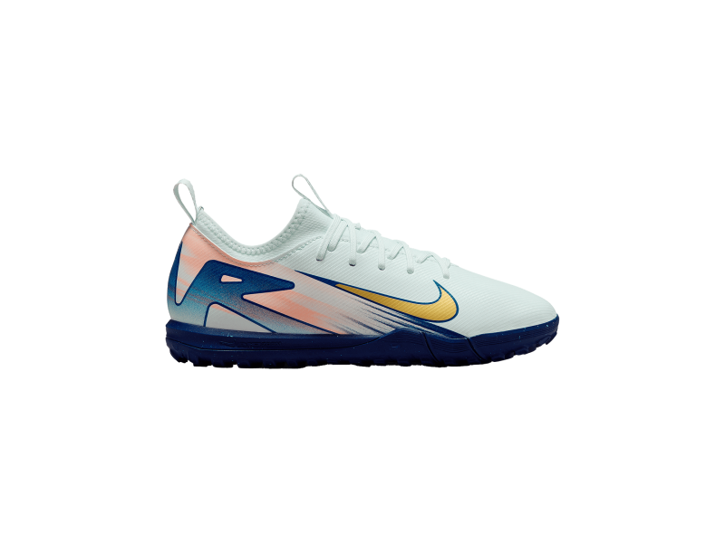NIKE SCARPA ZOOM VAPOR 16 ACAD MDS TF JR. - BARELY GREEN/MTLC GOLD COIN