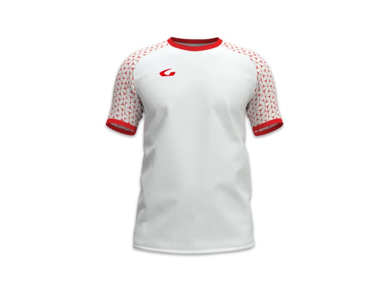 GEMS MAGLIA CRUZ - BIANCO/ROSSO