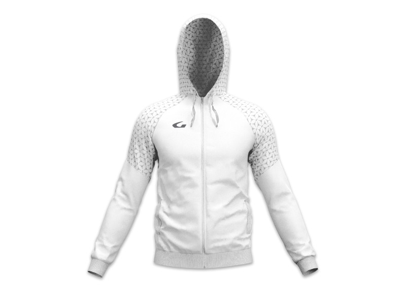 GEMS FELPA RIVER - BIANCO/GRIGIO