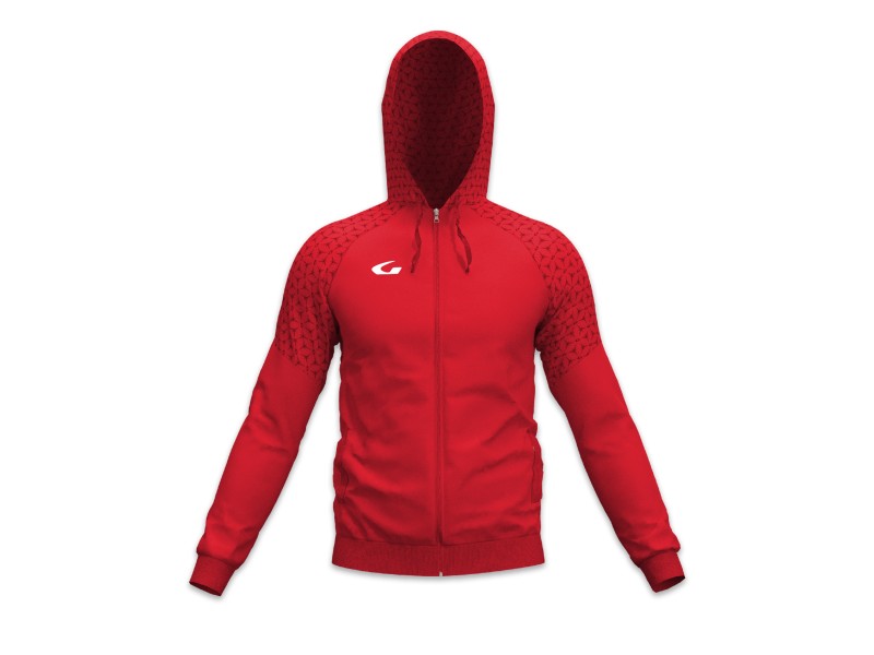 GEMS FELPA RIVER - ROSSO/BIANCO