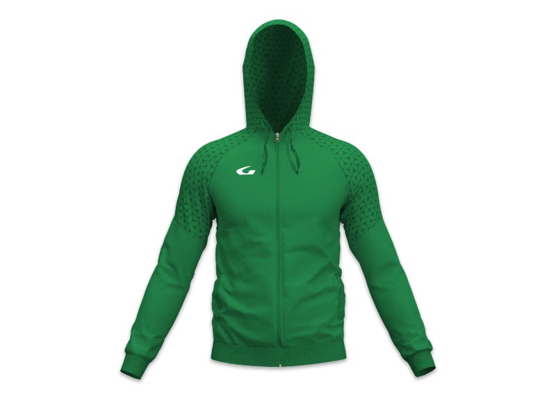 GEMS FELPA RIVER - VERDE/BIANCO