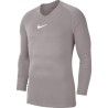 NIKE MAGLIA PARK FIRST LAYER JR - GREY/WHITE
