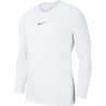 NIKE MAGLIA PARK FIRST LAYER JR - WHITE/COOL GREY