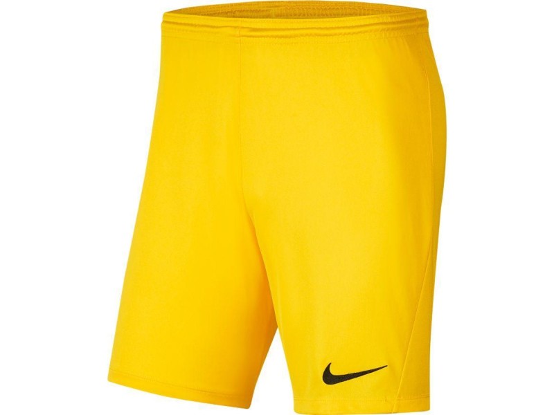NIKE PANTALONCINO PARK 3 - YELLOW/BLACK