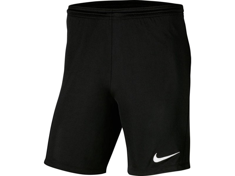 NIKE PANTALONCINO PARK 3 JR - BLACK/WHITE