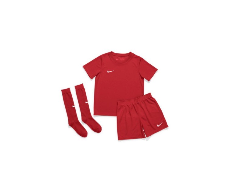 NIKE KIT PARK JR - RED/WHITE