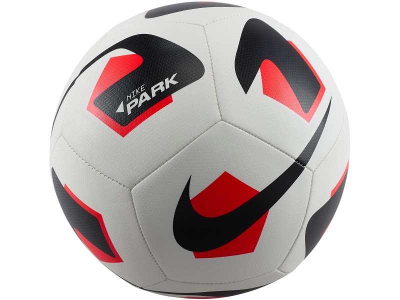 NIKE PALLONE PARK TEAM - WHITE/BRIGHT CRIMSON