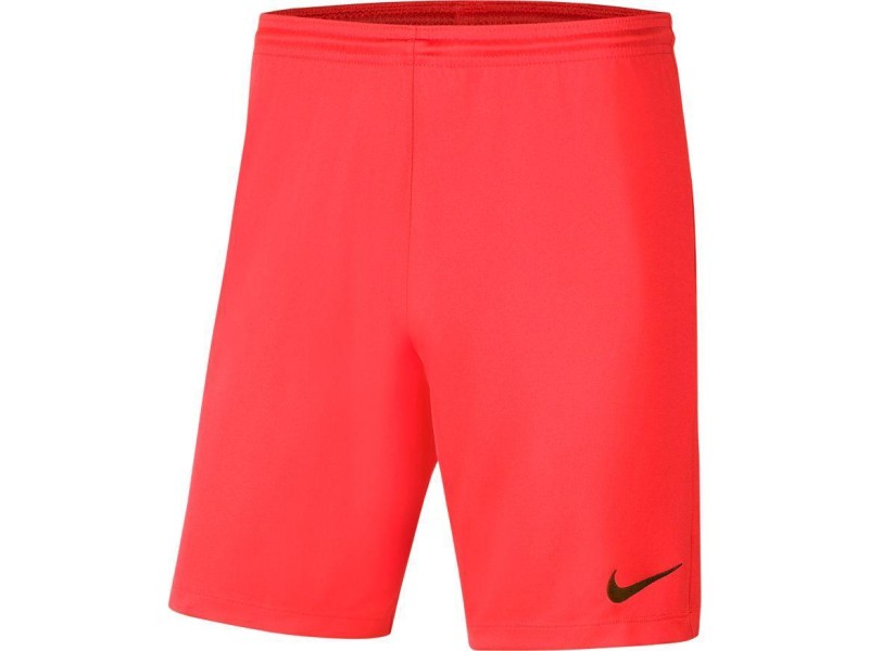 NIKE PANTALONCINO PARK 3 JR - BRIGHT CRIMSON/BLACK