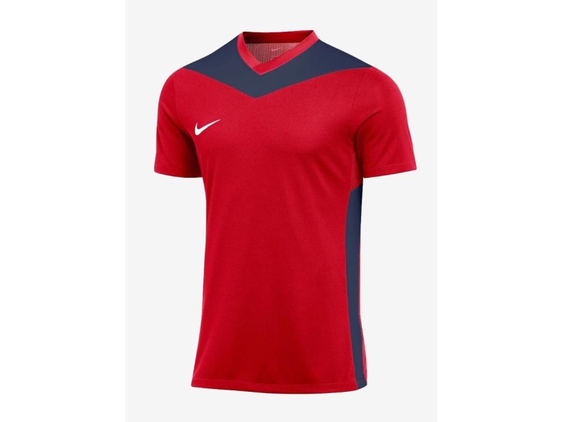 NIKE MAGLIA DRI-FIT PARK DERBY IV SS - UNIVERSITY RED/MIDNIGHT NAVY