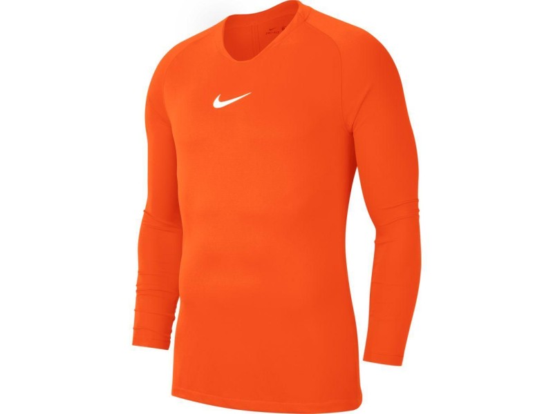 NIKE MAGLIA PARK FIRST LAYER - ORANGE/WHITE