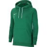 NIKE FELPA CAPPUCCIO PARK 20 WMN - PINE GREEN/WHITE