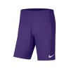 NIKE PANTALONCINO DRI-FIT PARK 3 - PURPLE/WHITE