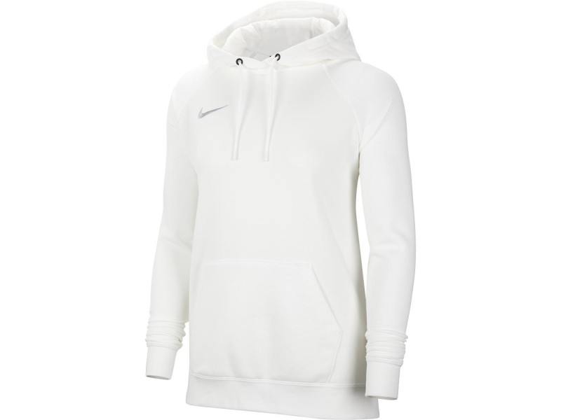 NIKE FELPA CAPPUCCIO PARK 20 WMN - WHITE/WOLF GREY