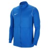 NIKE GIACCA PARK 20 JR - ROYAL BLUE/WHITE