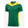 NIKE MAGLIA DRI-FIT PARK DERBY IV SS - PINE GREEN/TOUR YELLOW