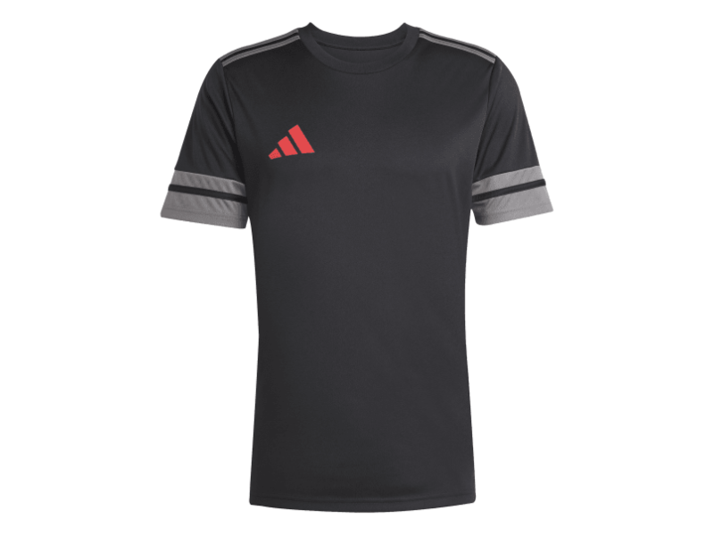 ADIDAS SQUADRA25 JERSEY SS - BLACK/TEAM GREY FOUR