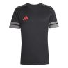 ADIDAS SQUADRA25 JERSEY SS - BLACK/TEAM GREY FOUR