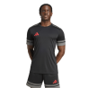 ADIDAS SQUADRA25 JERSEY SS - BLACK/TEAM GREY FOUR