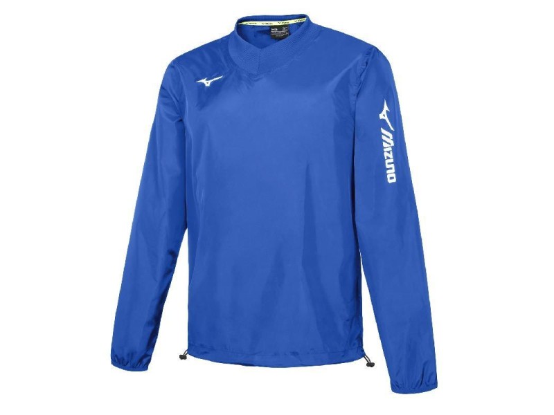 MIZUNO RAIN JACKET SENDAI JR - AZZURRO